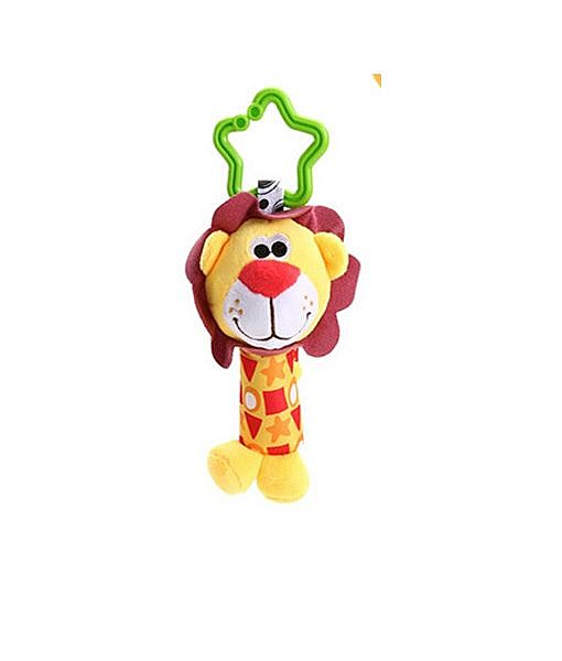 Good quality hanging rattle lion newborn baby toy