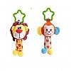 Good quality hanging rattle toy lion and monkey combo