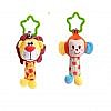 Good quality hanging rattle toy lion and monkey combo