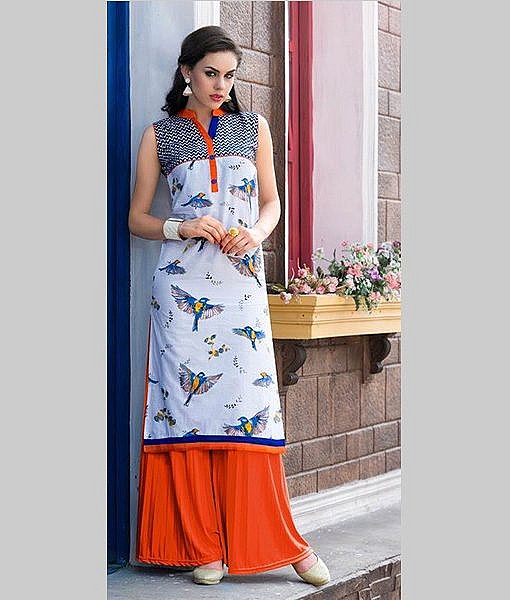 Printed cotton kurta