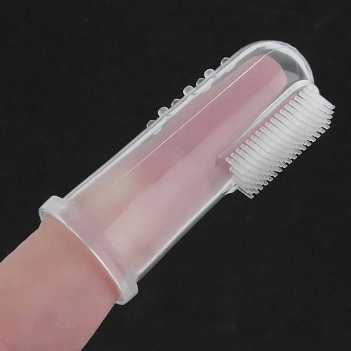 Silicone finger toothbrush gum brush with box - Image 4