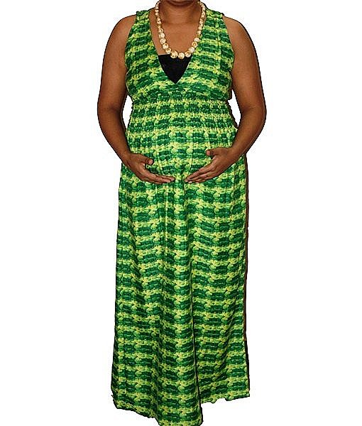 Maternity wear maxi dress