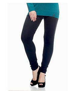 Black woolen legging