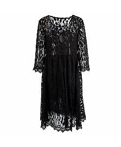 Maternity Short Black Lace Dress