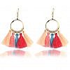 Multicolour tassel earrings MOMIFFY.COM