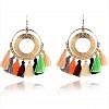 Big multicolour tassel earrings MOMIFFY.COM