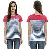 Pink blue strip nursing top breastfeeding top maternity top momiffy.com