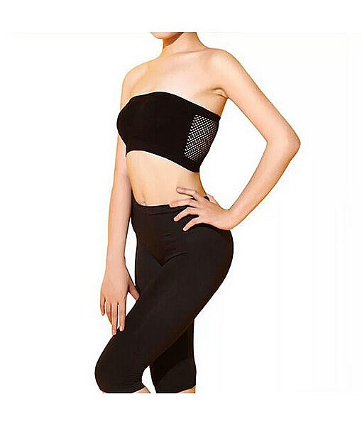 Strapless Tube Bra Black