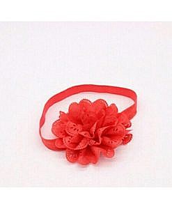 Baby girl Net big flower elastic