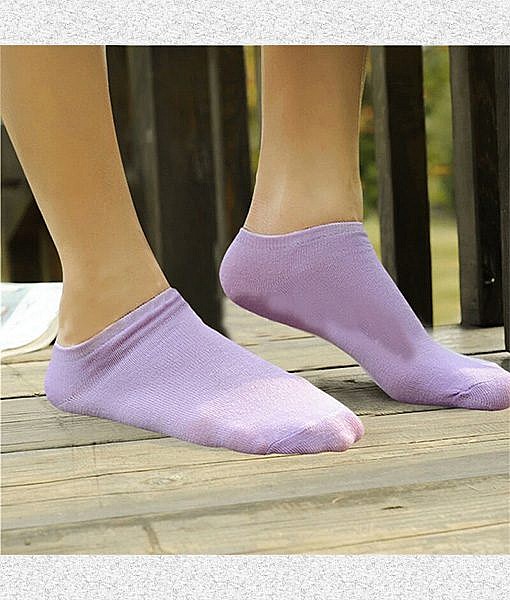 Women cotton ankle length solid socks combos - Image 5