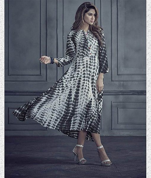 Designer Long Rayon Kurti