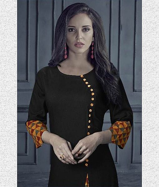 Designer Long Rayon Kurti