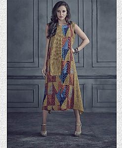 Designer Long Rayon Kurti