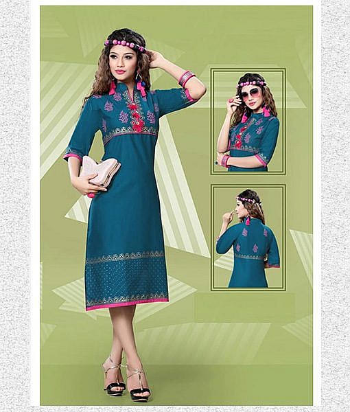 Festive collection Hand painted Kurti