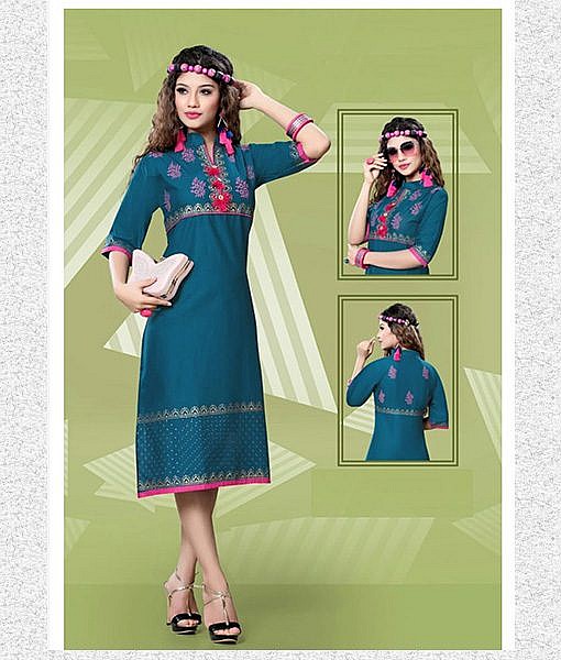 Festive collection Hand painted Kurti