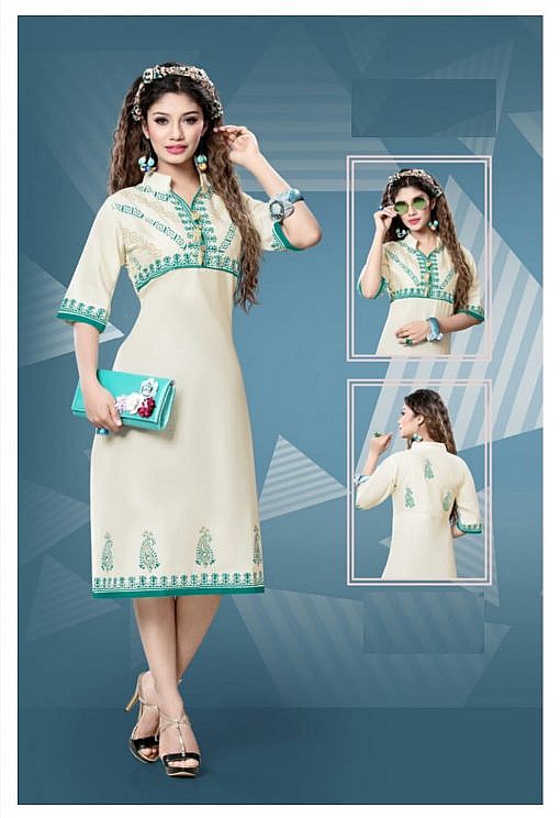 Festive collection Hand painted Kurti