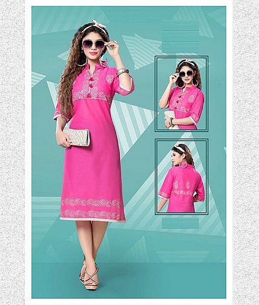 Festive collection Hand painted Kurti