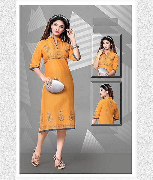 Festive collection Hand painted Kurti