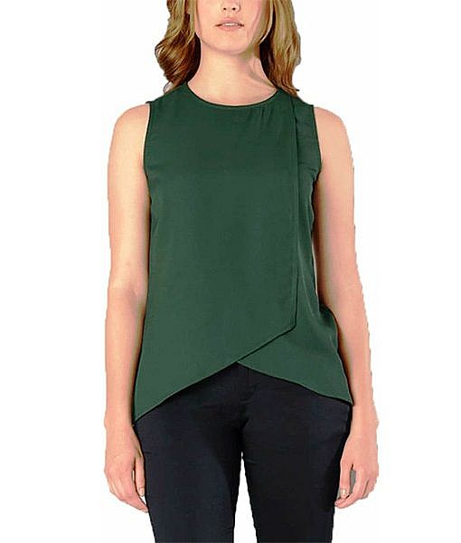 Olive layered top 