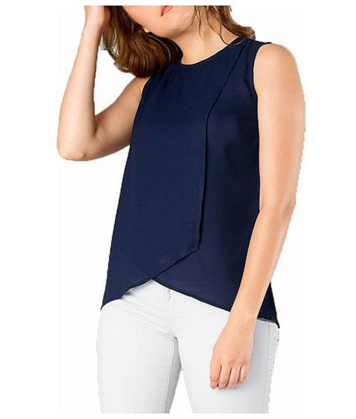 Royal blue feeding layered top