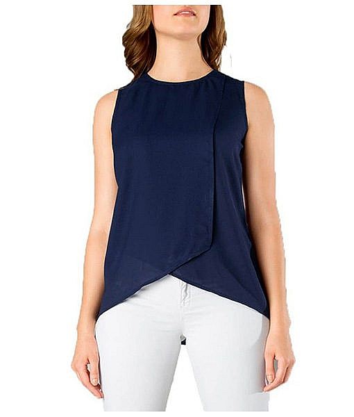 Royal blue feeding layered top