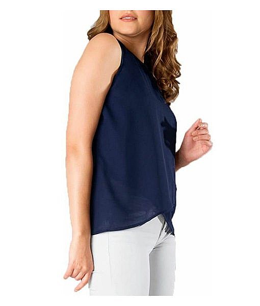 Royal blue feeding layered top