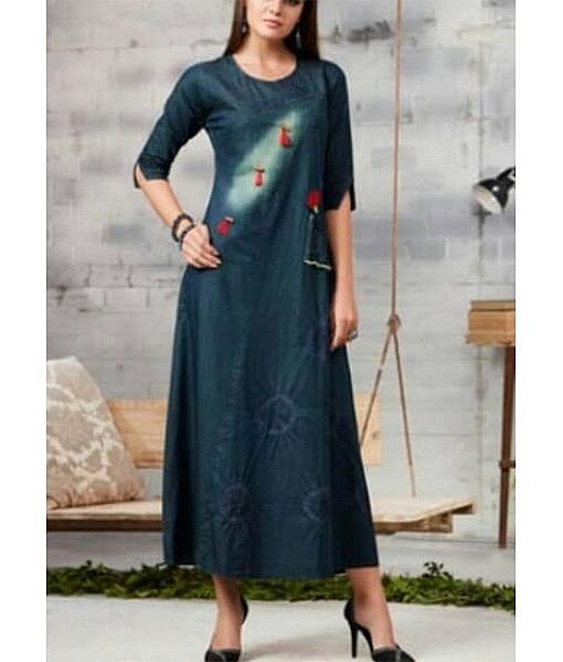 Denim Dress, cotton kurti, Cotton dress