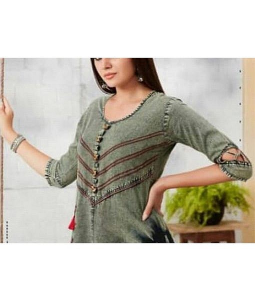 Denim Dress, cotton kurti, Cotton dress
