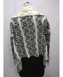 Woolen wide collar shrug