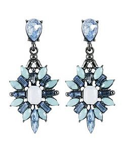 Big Luxury Flower Drop Earring