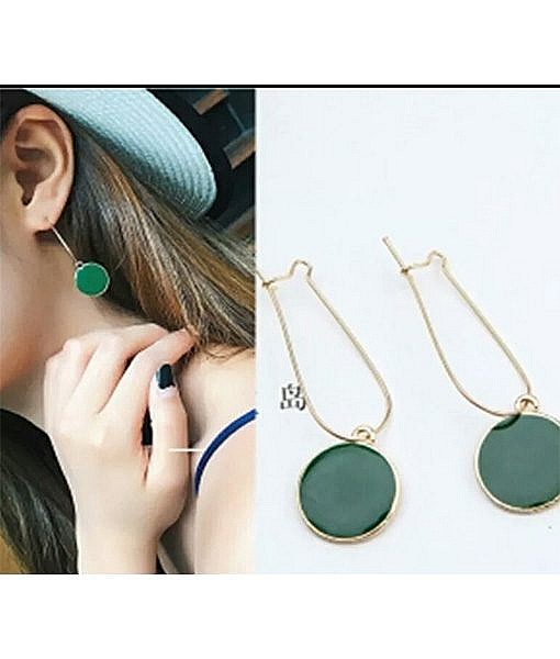 Green Earrings