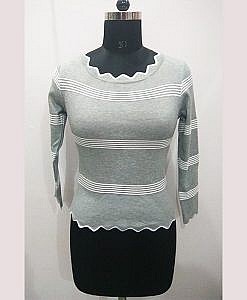 Woolen warm top Grey