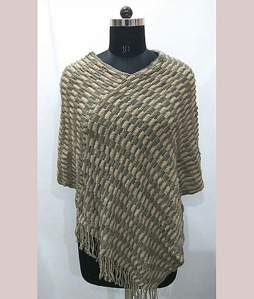 Poncho Beige