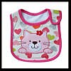 Cute cotton water proof baby bib