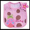 Cute cotton water proof baby bib