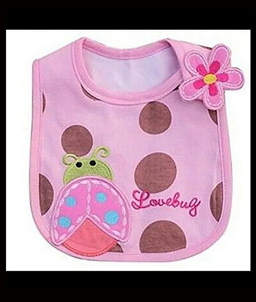 Cute cotton water proof baby bib