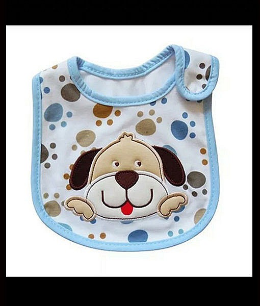 Cute cotton water proof baby bib