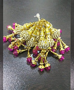 Latkan golden pink (Tassles) for blouse and lahanga. 