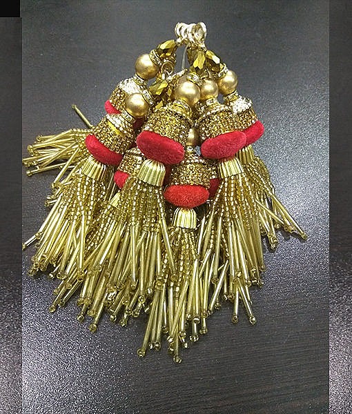 Tassels Latkan Red