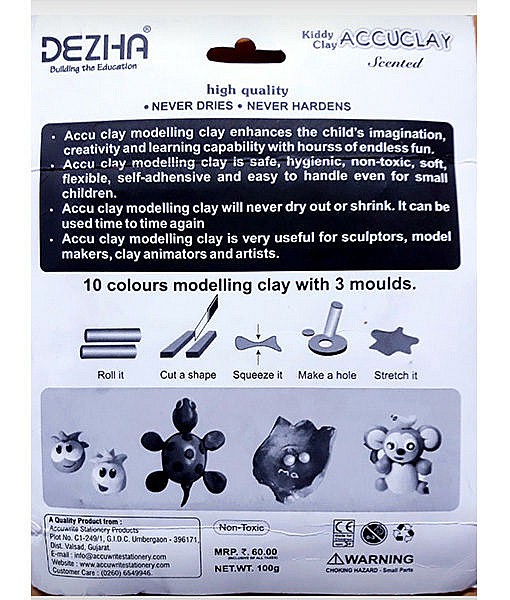 Play dough set with 3 molds - Image 2