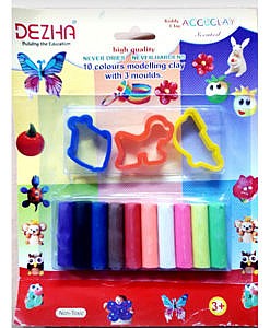 Play dough set with 3 moldss