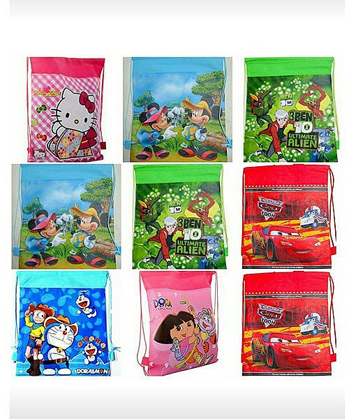 Cartoon Printed Haversack Bags Birthday Return Gift