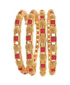 Gold plated Metal Kada bangles