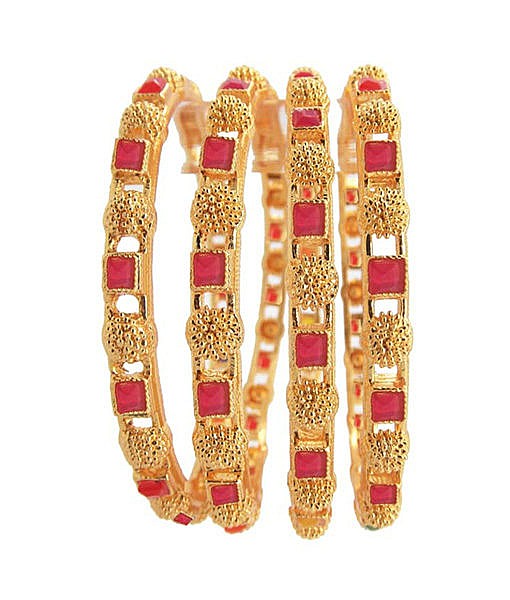 Gold plated Metal Kada bangles