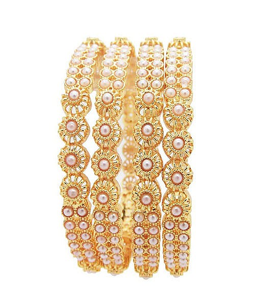 Gold plated Metal Kada bangles