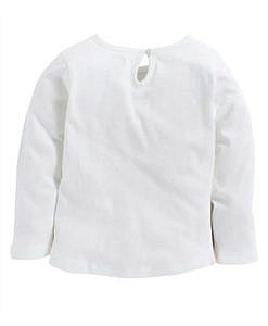 Cotton full sleeves top white