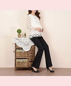 Maternity formal black trousers
