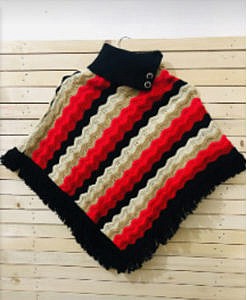 Woolen Poncho for girls