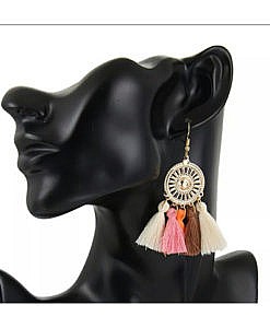 Tassel earrings multi colour E0147