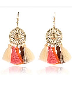 Tassel earrings multi colour E0147